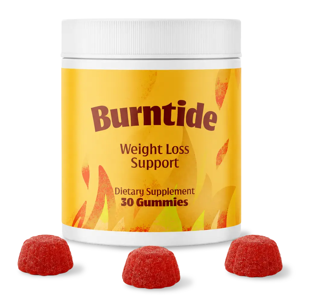 BurnTide weight loss support gummies bottle